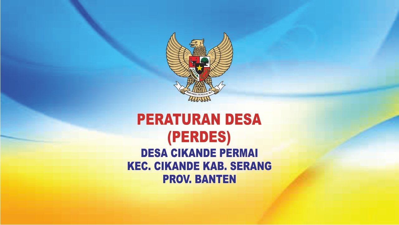 Peraturan Desa Nomor 6 Tahun 2020